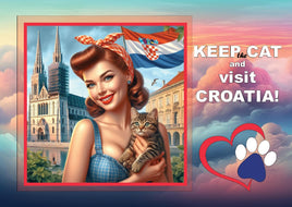 Fantasy Art (HB39) - 6. Keep the Cat and Visit - Croatia