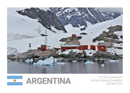 M003 Amazing Places of the World: Argentina Station Almirante Brown Paradise Harbor - Antarctica