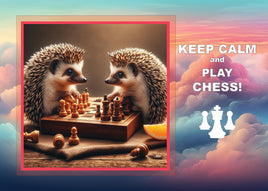 Fantasy Art (T024) - Keep Calm and Play Chess