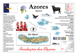 Europe | Africa | The Azores MOTW - top quality approved by www.postcardsmarket.com specialists