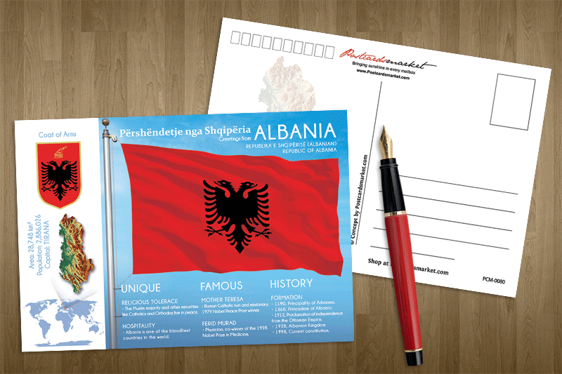 Europe, ALBANIA - FW (country No. 138)