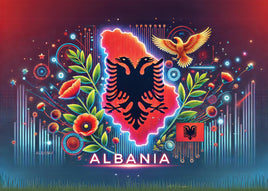 Imaginary Art: Futuristic National Symbols, Albania 01