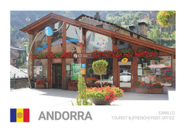 M020 Amazing Places of the World: Andorra Canilo Tourist & (French) Post Office