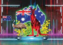 Imaginary Art: Futuristic National Symbols, Australia 02