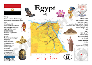 AFRICA | Asia | EGYPT MOTW Maps of the World Series
