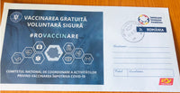 Sammlerstück: Vorentwerteter Brief zum Thema „Covid“ (Rumänien)