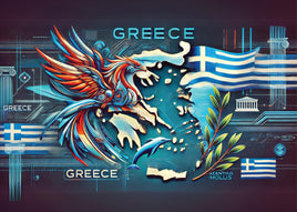 Imaginary Art: Futuristic National Symbols, Greece 16