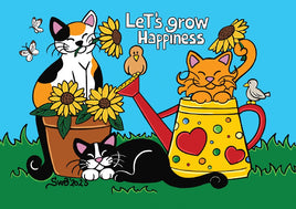 Drawings D036: Titina and Friends - Let's grow Happiness