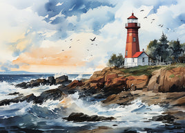 Postcard - Lighthouse Model 1 (DL73)