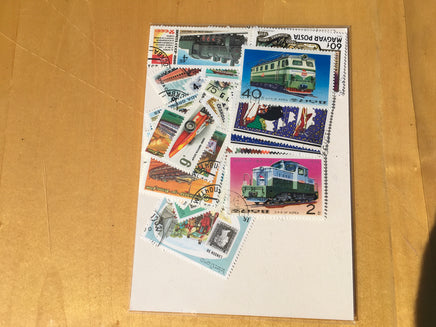 Transport theme stamps