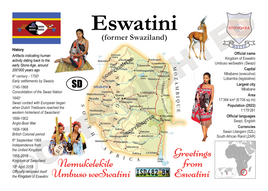 AFRICA | ESWATINI (SWAZILAND) MOTW Maps of the World Series