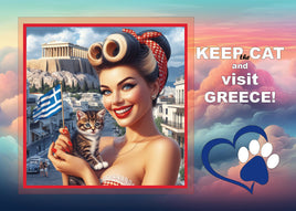 Fantasy Art - 22. Keep the Cat and Visit - Greece