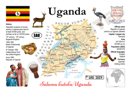AFRICA | UGANDA MOTW Maps of the World Series