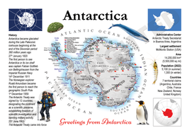 ANTARCTICA | Antarctica MOTW Maps Of the World (DE09)