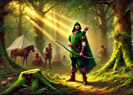 Postcard Fantasy: "Do you know the story?" No.27 Robin Hood