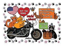 Drawings HB01: Titina and Friends: United States of America Idiom