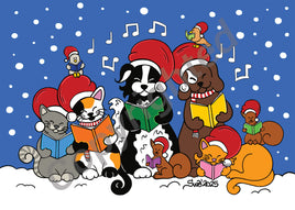 Drawings: Titina and Friends: Christmas Carols