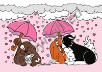 Drawings Titina and Friends: Hearts Rain Valentine's Day _ part 2