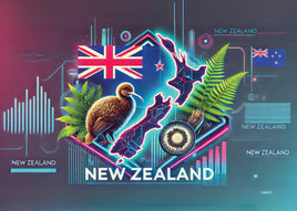 Imaginary Art: Futuristic National Symbols, New Zealand 31