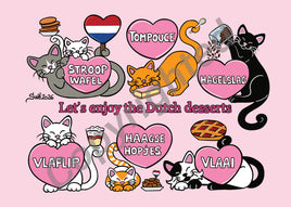 Drawings D061: Titina and Friends: Dutch Desserts