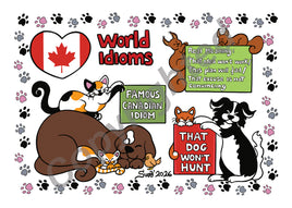 Drawings: Titina and Friends: Canada English Idiom
