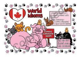 Drawings: Titina and Friends: Canada French Idiom