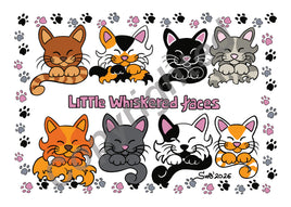 Drawings: Titina and Friends: Little Whiskered Faces 2 (D017)
