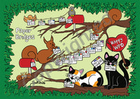 Drawings: Titina and Friends - World Postcard Day Paper Bridges 2026