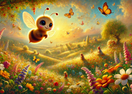 Postcard Fantasy: "Do you know the story?" No.33 Maya the Bee