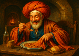 Postcard Fantasy: "Do you know the story?" No.39 Nastratin Hogea