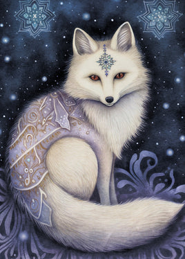 Postcard - White Fox (DL31)