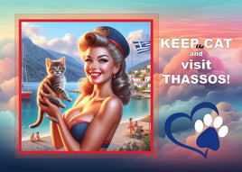 Fantasy Art (R025) - 41. Keep the Cat and Visit - Thassos, Greece _v2