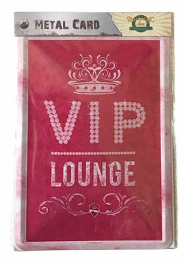 Nostalgic Art Metal Postcard - VIP Lounge