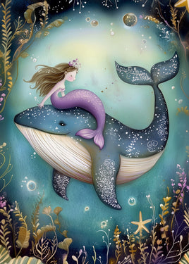 The Dutch Lady Design: Mermaid and a whale