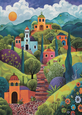 Postcard - Houses (DL54)