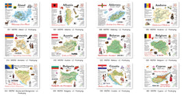 Collector's pack: All Europa MOTW postcards available - 68 postcards