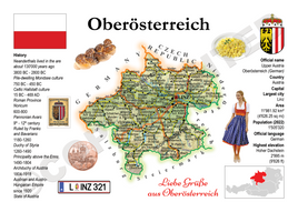 Europe | Austria Federal States MOTW - Upper Austria Oberosterreich HB25