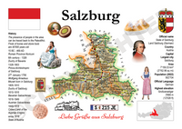 Europe | Austria Federal States MOTW - Salzburg HB22