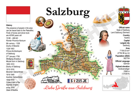Europa | Österreich Bundesländer MOTW - Salzburg HB22