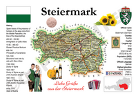 Europe | Austria Federal States MOTW - Steiermark HB23