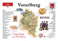Europe | Austria Federal States MOTW - Vorarlberg HB26