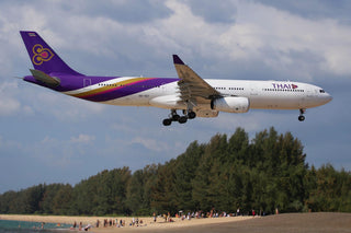Photo: Plane Airbus A330-343 THAI, Phuket 2020