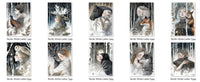 The Dutch Lady Design: Nordic Winter Ladies 10 Postcards Set