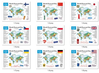 Collector's Pack - WPD MOTW all 55 issued postcards
