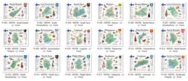 Collector's pack: Europe | Finland Regions all available MOTW (pack of 20 cards)