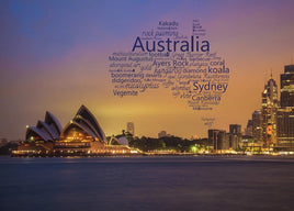 Word Cloud Photo: Australia