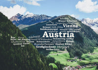 Word Cloud Photo: Austria