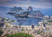 Word Cloud Photo: Brazil