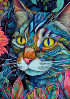 The Dutch Lady Design: Floral Cats 10 Postcards Set