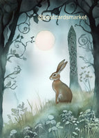 The Dutch Lady Design: The Ostara Hare 10 Postcards Set